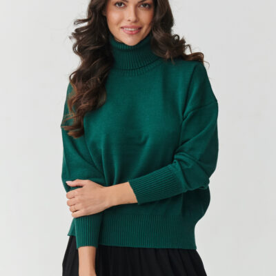 Turtleneck model 217396 Makadamia