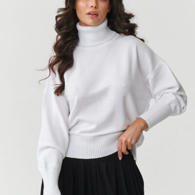 Turtleneck model 217399 Makadamia