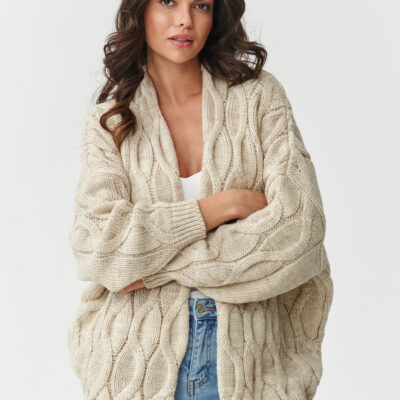 Cardigan model 217409 Makadamia