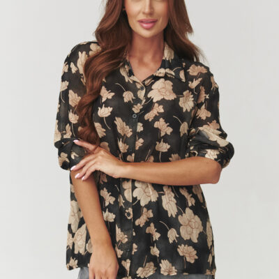 Long sleeve shirt model 219729 Makadamia