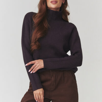 Turtleneck model 220773 Makadamia