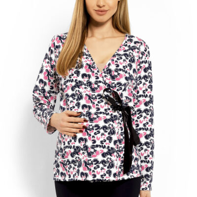 Maternity blouse model 113243 PeeKaBoo
