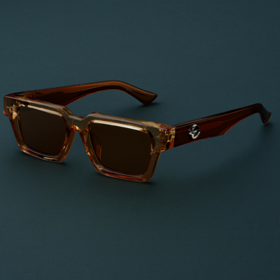 Tortoise Green Lens Statement Sunglasses