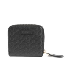 Gucci Guccissima small zipped leather wallet 449395 BMJ1G 1000