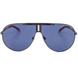 Tommy Hilfiger Mens Sunglasses TH 1801 S SVK 67 07 135 MATTE RUTHENIUM BLACK