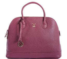 V Italia Womens Handbag Raspberry BC10880 DOLLARO PRUGNA