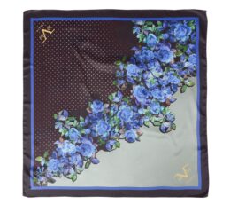 19V69 Italia Womens Foulard Multicolor FLOWER V02