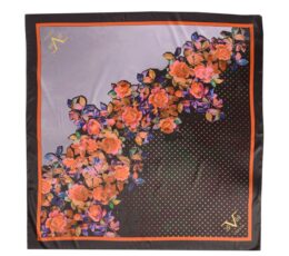 19V69 Italia Womens Foulard Multicolor FLOWER V03