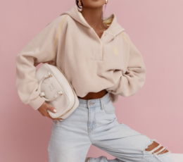 LOOM fleece sweatshirt - beige