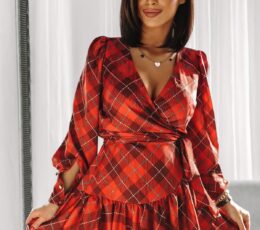 Anna Dress - Red Check II