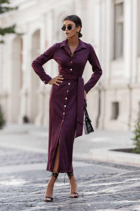 ILYA Dress - Burgundy