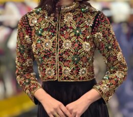 Cannes Short Jacket – Hand Beaded