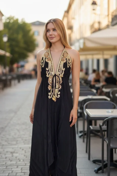 Manish Vaid – Capri Halter Neck (PD982)